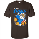 Grumpy Santa Claus Detroit Lions Football Team PINGPONG