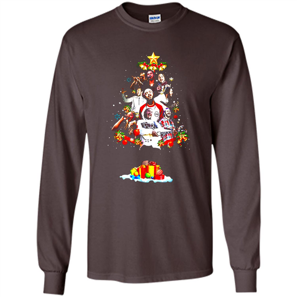 Christmas Post Noel Malone Tree shirt Gift For Christmas - Long Sleeve T-Shirt