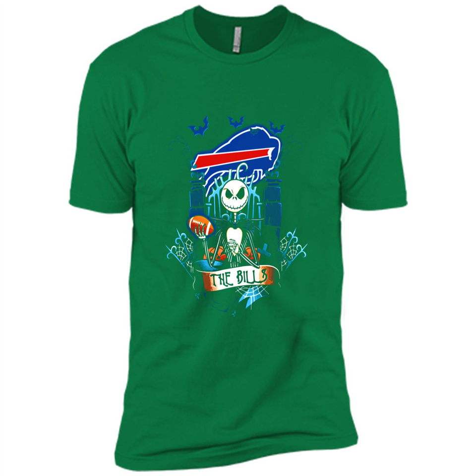 Buffalo Bills Halloween The Nightmare Before Christmas - Premium Short Sleeve T-Shirt