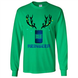 Dilly Dilly Reinbeer Funny Beer Reindeer Christmas Sporty - Long Sleeve T-Shirt