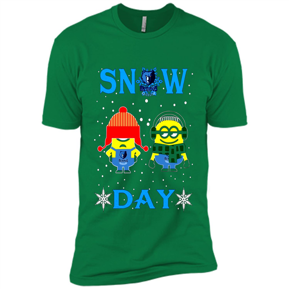 Snow Day Shirt For Memphis Grizzlies Vs Minion Fans pingpong