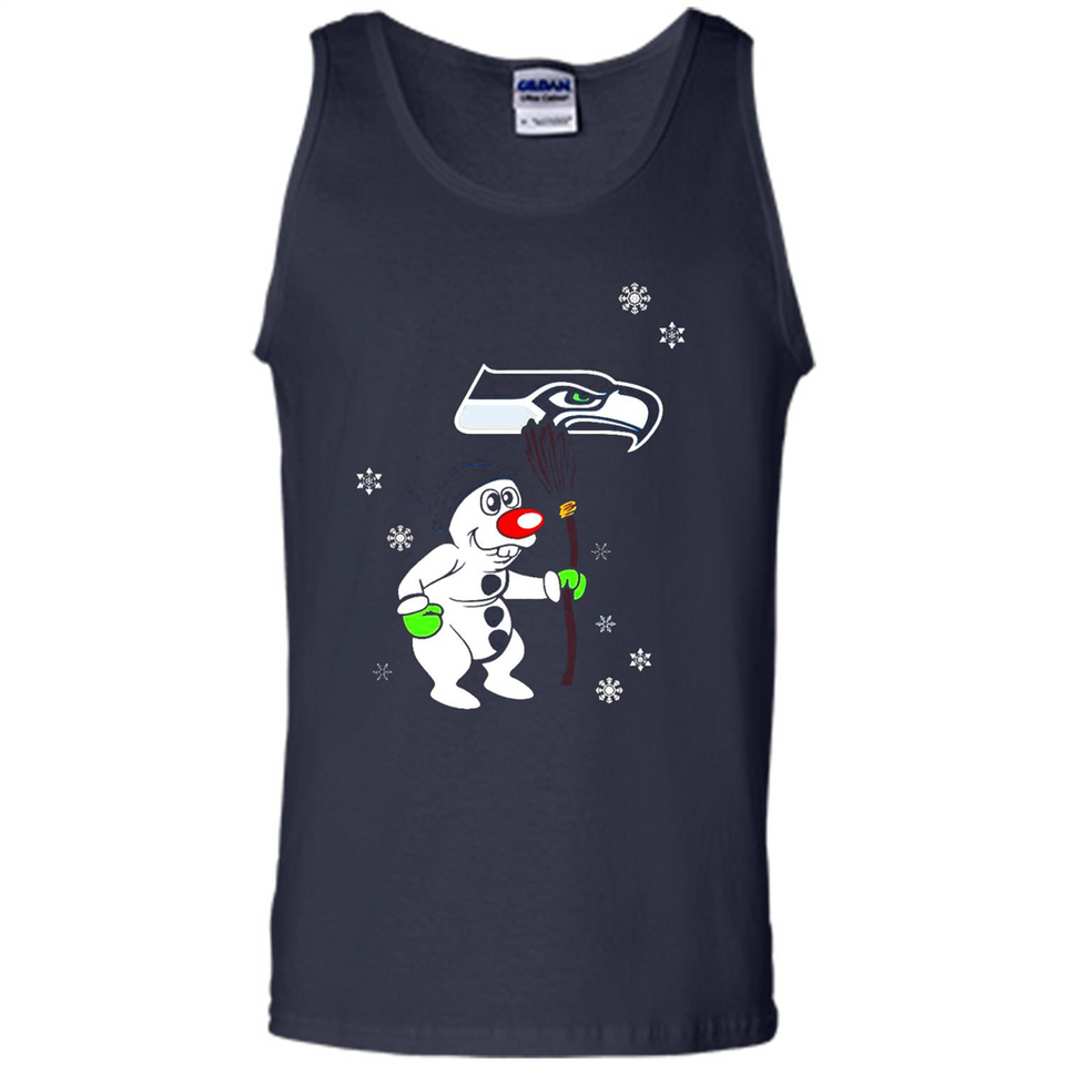 Seattle Seahawks Snowman
