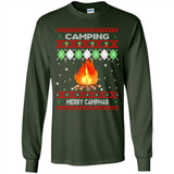 Merry Campmas Ugly Christmas - Long Sleeve T-Shirt