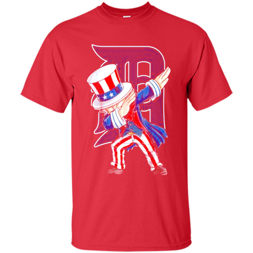 MLB DETROIT TIGERS UNCLE SAM DABBING INDEPENDENCE DAY