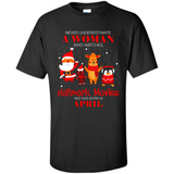 Never Underestimate An April Woman Watches Hallmark Movies Sweatshirt - Shirt