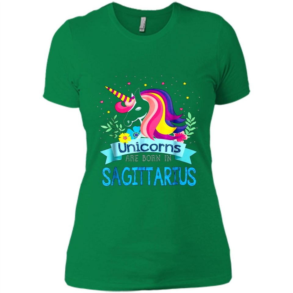 Unicorns are born in Sagittarius Birthday Rainbow Custom Ultra Cotton