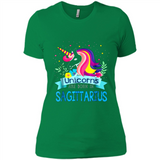 Unicorns are born in Sagittarius Birthday Rainbow Custom Ultra Cotton