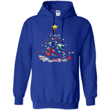 Merry And Bright Plumber Christmas Tree Shirt PINGPONG - Hoodie