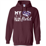 Tennessee Titans Football My Heart is on that Field - Hoodie