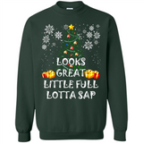 Looks Great Little Full Lotta Sap Funny Christmas Tree Mug PINGPONG - Sweatshirt