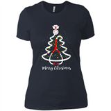 Christmas tree Nurse merry Christmas - Ladies' Boyfriend T-Shirt