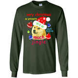 Christmas Doge Meme Shirts Funny Santa Shiba Inu Dog - Long Sleeve T-Shirt