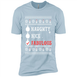 Naughty Nice Fabulous - Premium Short Sleeve T-Shirt