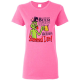 Slammed I Am I Would Drink Beer With A Goat On A Boat Shirt - Ladies Short-Sleeve