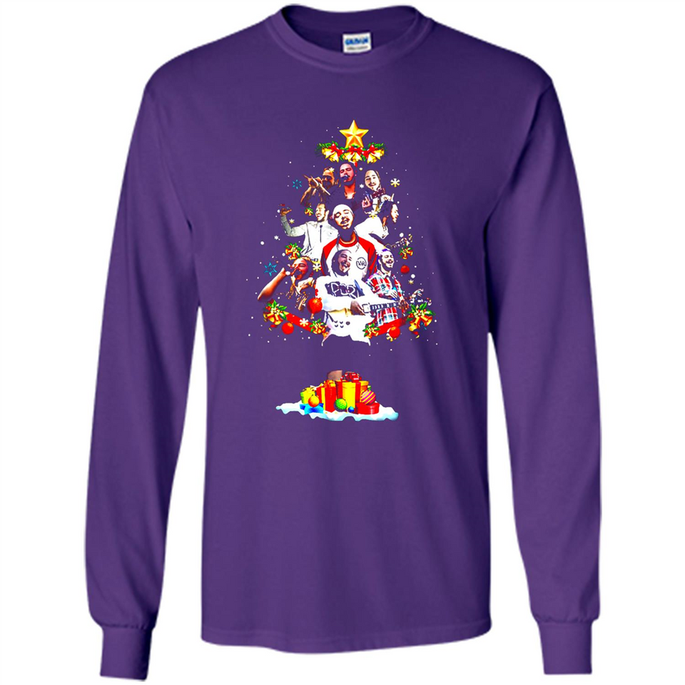 Christmas Post Noel Malone Tree shirt Gift For Christmas - Long Sleeve T-Shirt