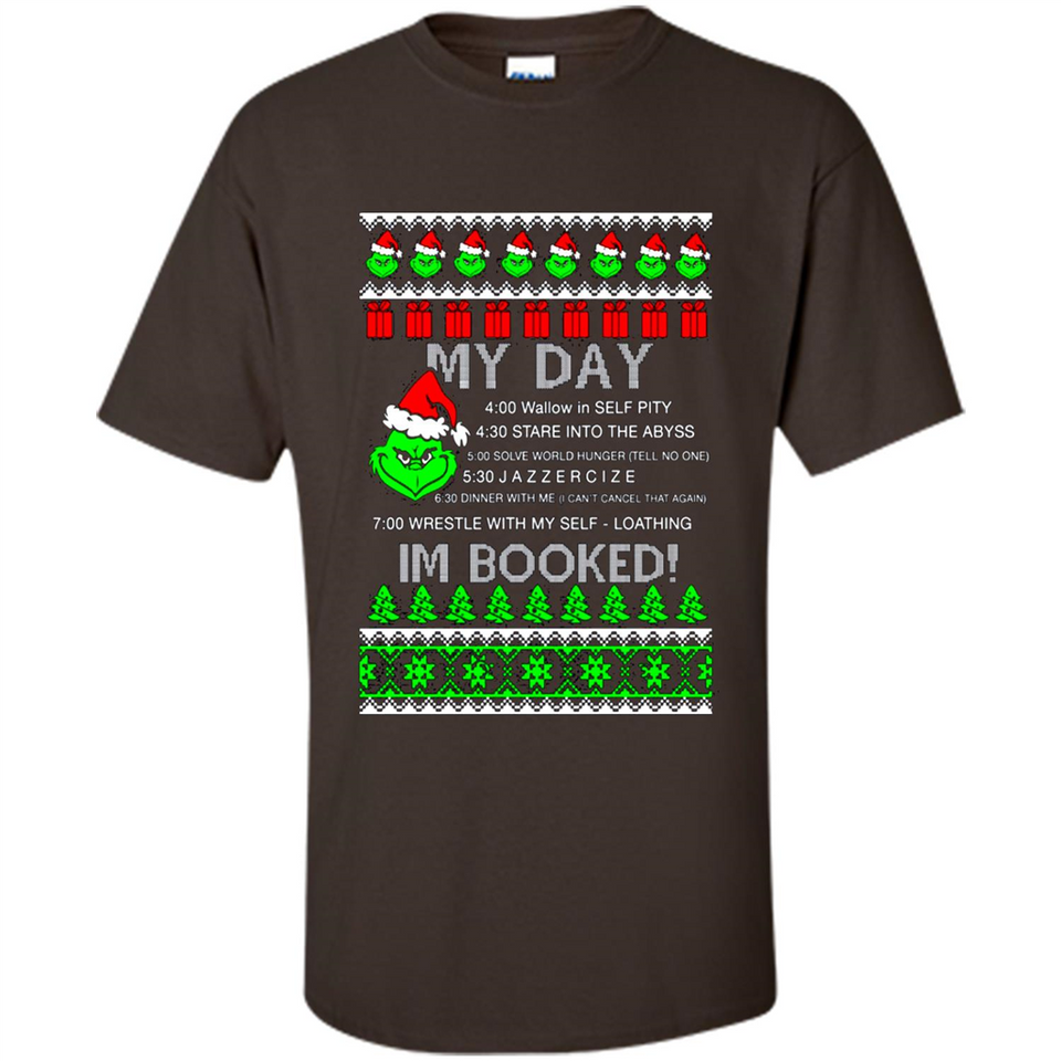 Mr Grinch my day I’m booked Christmas sweater PINGPONG