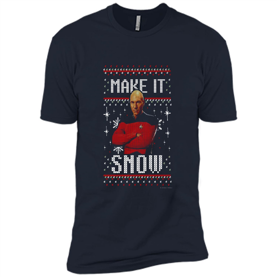 Make It Snow Jean-Luc Picard Star Trek PINGPONG
