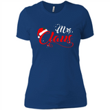 Mrs. Claus Santa Claus Merry Xmas T-Shirt - Ladies' Boyfriend T-Shirt