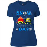 Snow Day Shirt For Green Bay Packers Vs Minion Fans pingpong
