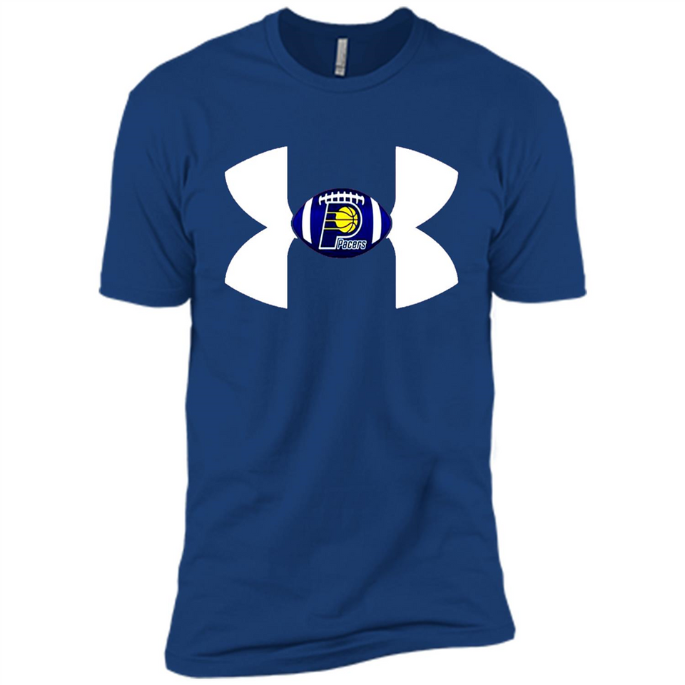 Indiana Pacers Under Armour Logo - Premium Short Sleeve T-Shirt