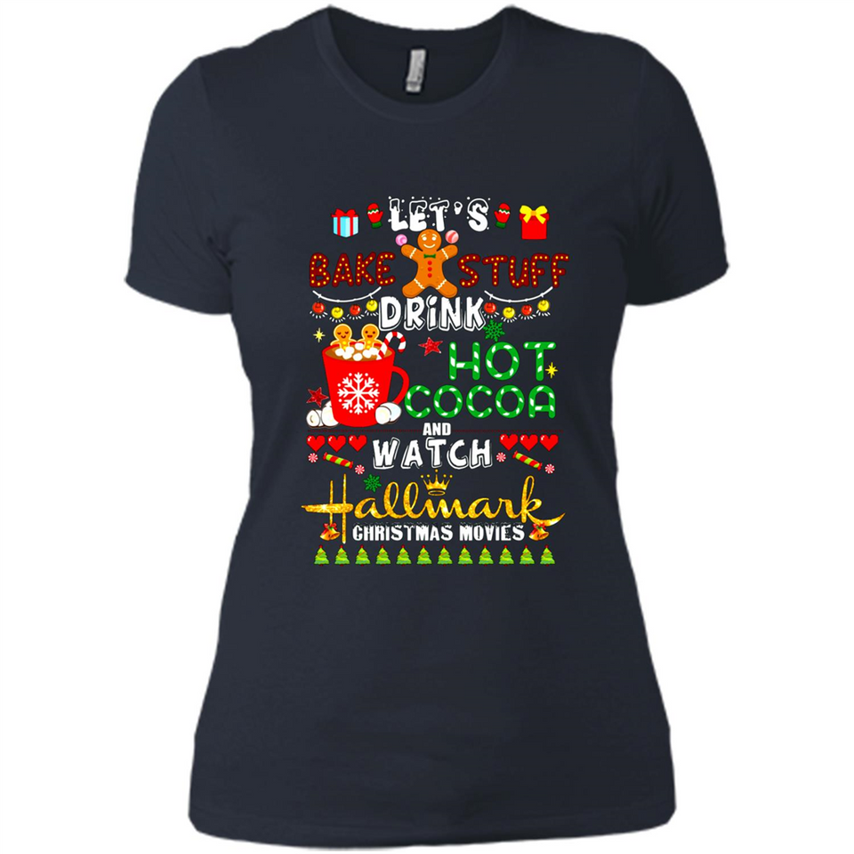 Let's Bake Stuff Drink Hot Cocoa Hallmark-Christmas Movies Sweatshirt PINGPONG