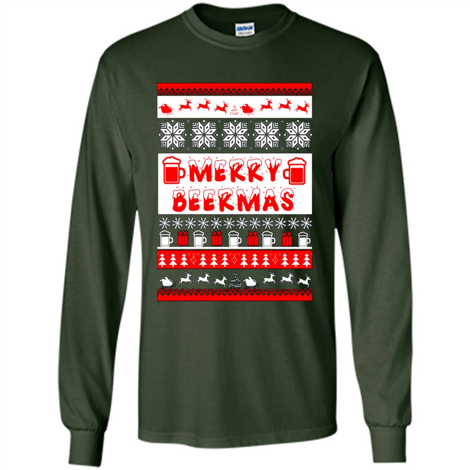 Merry Beermas Christmas sweater PINGPONG