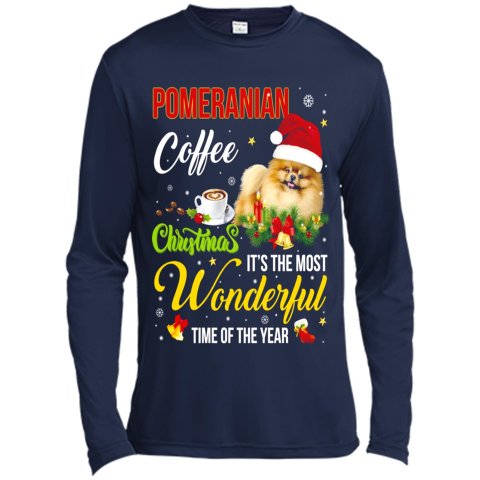 Pomeranian Coffee Wonderful Christmas
