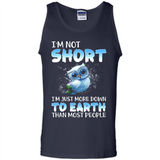 The owl I'm not short I just more down to Earth than most people - Tank Top
