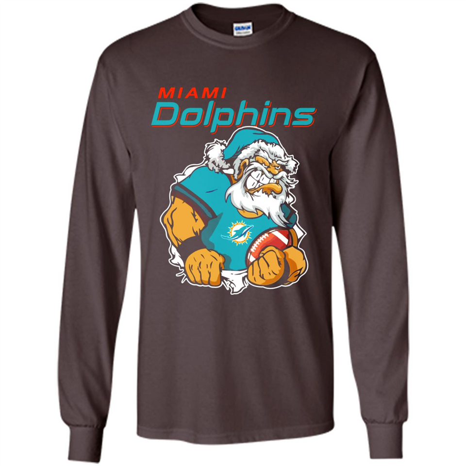 Grumpy Santa Claus Miami Dolphins Football Team PINGPONG