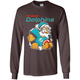 Grumpy Santa Claus Miami Dolphins Football Team PINGPONG