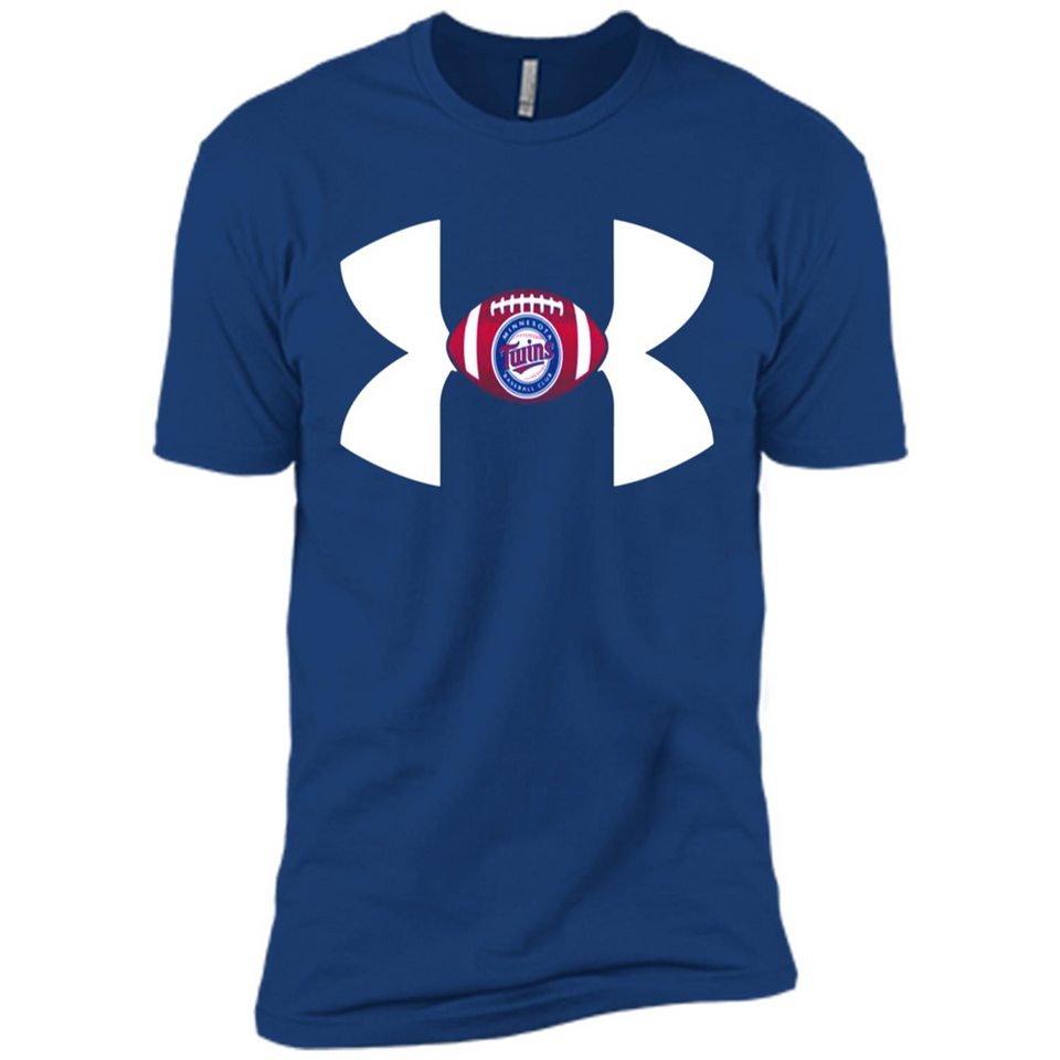 Minnesota Twins Under Armour Logo - Premium Short Sleeve T-Shirt