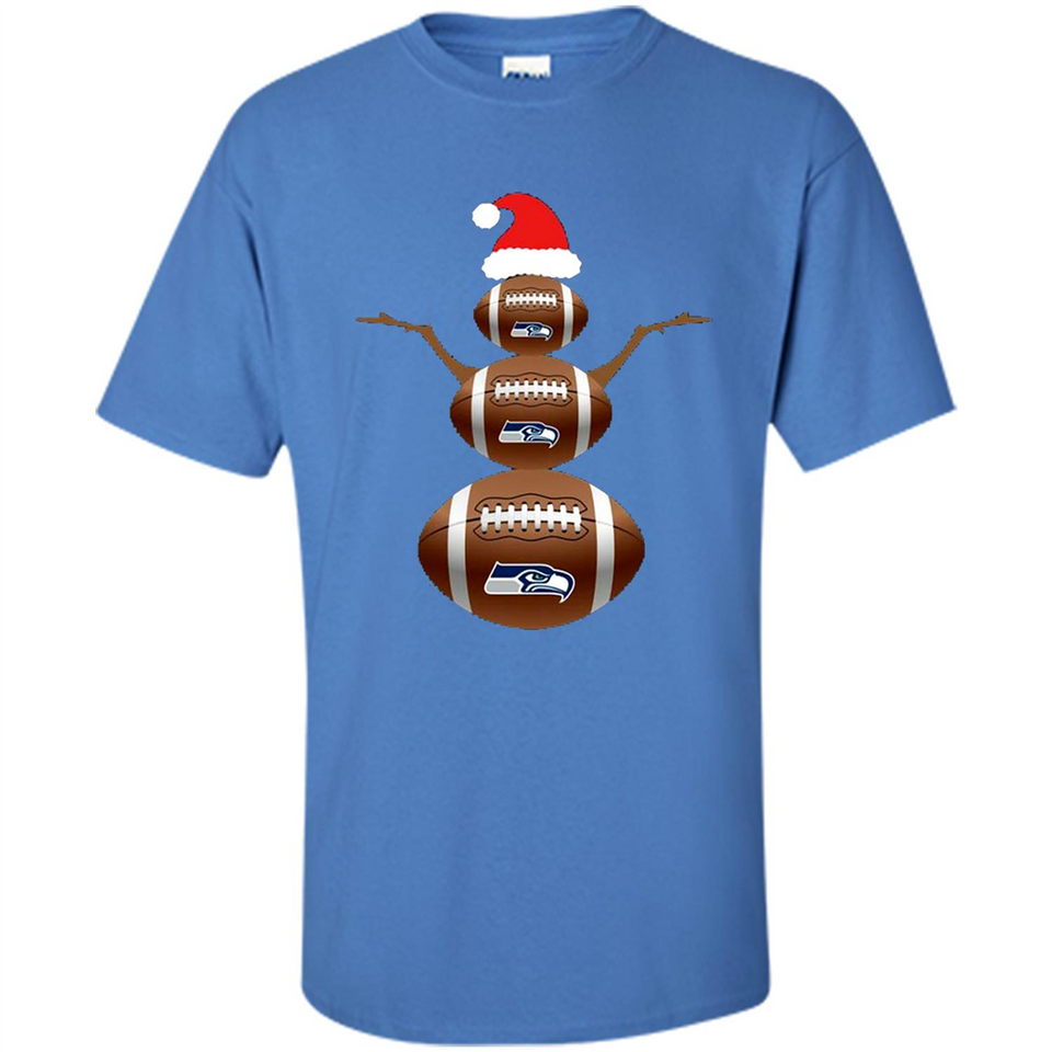 Seattle Seahawks NFL Dabbing Snowman Xmas