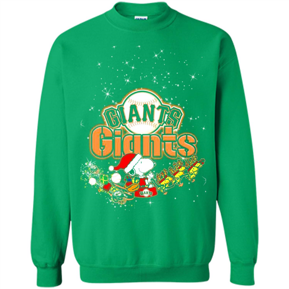 Snoopy Christmas San Francisco Giants - Sweatshirt