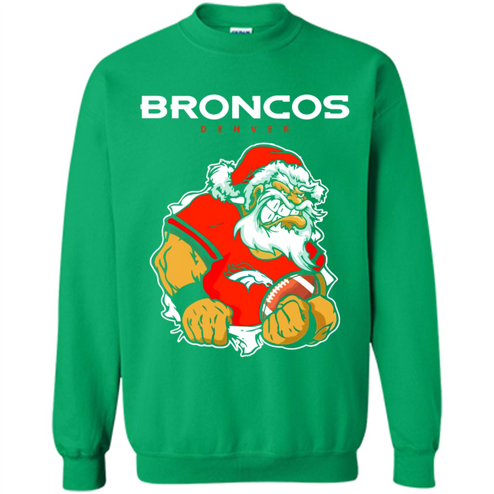 Grumpy Santa Claus Broncos Denver Football Team PINGPONG