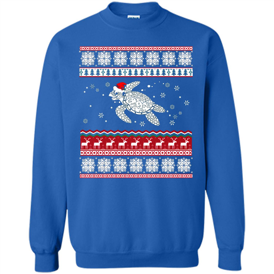 Sea Turtle Ugly Christmas T-Shirt - Sweatshirt