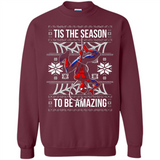 Marvel Spider Man Tis The Season To Be Amazing Ugly Christmas Mug PINGPONG - Sweatshirt