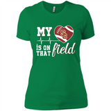 USC Trojans Football My Heart is on that Field - Ladies' Boyfriend T-Shirt