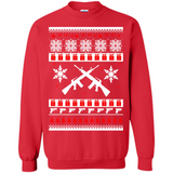 Rifle I Want Rifle Guns For Christmas ugly - Sweatshirt