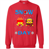 Snow Day Shirt For Cleveland Browns Vs Minion Fans pingpong
