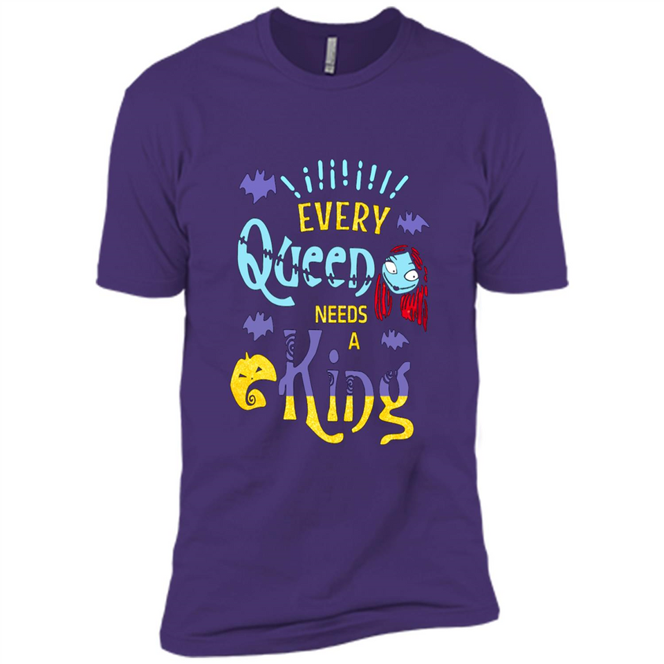 Nightmare Before Christmas Shirt - Sally Glitter Shirt - Every Queen needs a King PINGPONG