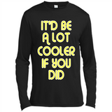 It'd Be A Lot Cooler If You Did Vintage Large Print - Canvas Long Sleeve T-Shirt
