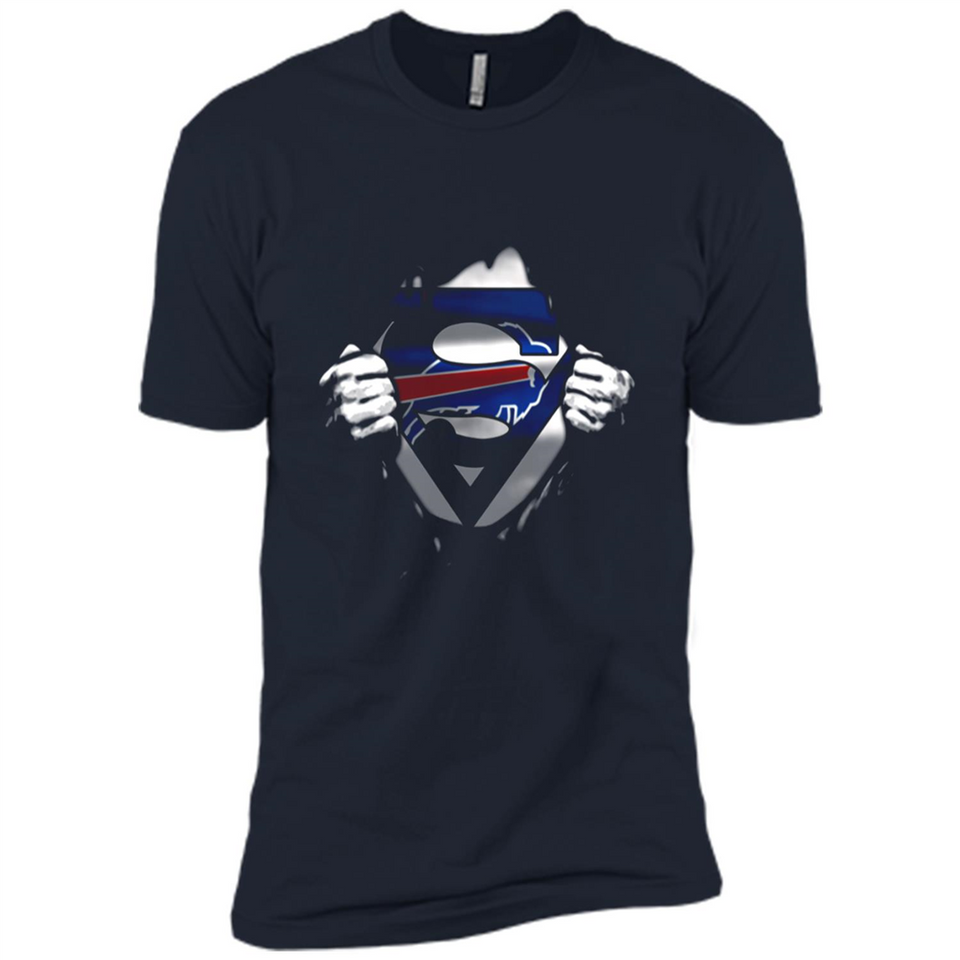 Buffalo Bills And Superman Fans - Premium Short Sleeve T-Shirt