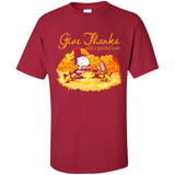 Snoopy Thanksgiving Give Thanks With A Grateful Heart - Shirt