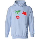 Funny Grinch Hand holding Firefighter ornament Christmas Sporty T-Shirt - Hoodie