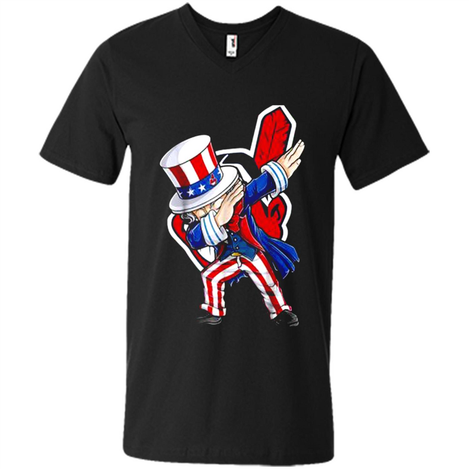 MLB CLEVELAND INDIANS UNCLE SAM DABBING INDEPENDENCE DAY