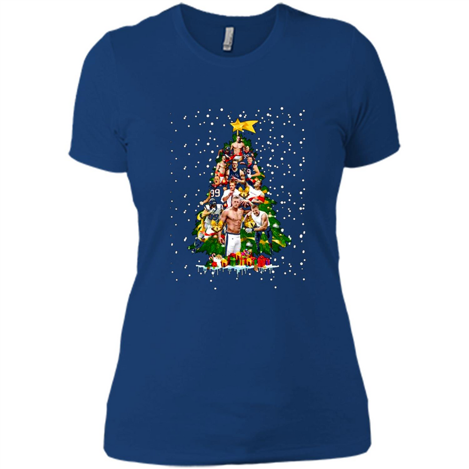 J.J. Watt Christmas Tree ugly sweater PINGPONG