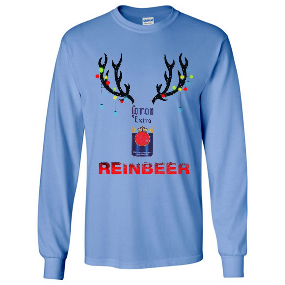 Corona Extra reinbeer Christmas - Long Sleeve T-Shirt