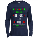 Netflix And Chill Christmas sweater PINGPONG