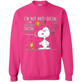 Snoopy I'm Not Anti-Social I Am Selectively Social