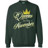 Queens Are Born In November Golden T-Shirt